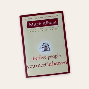 The Five People You Meet in Heaven by Mitch Albom (Paperback) Fiction Book Novel